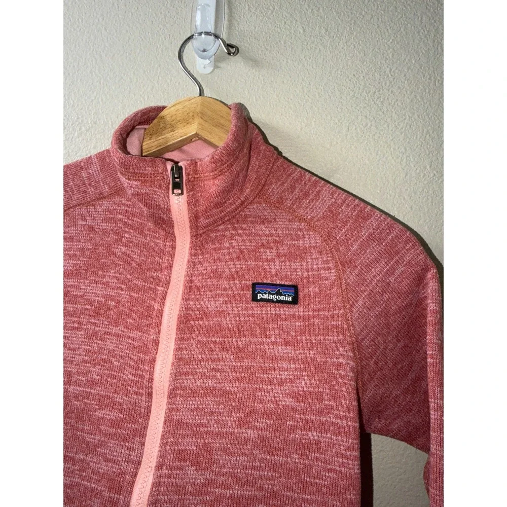 Girls Patagonia Better Sweater Pink Jacket Size 12
